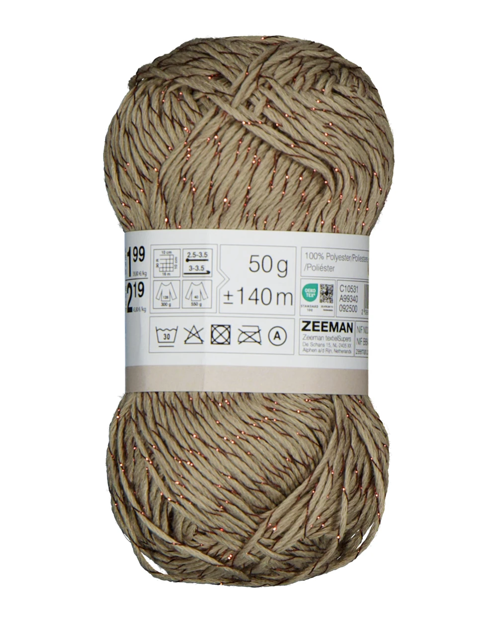 Amy Fil à crocheter - Beige