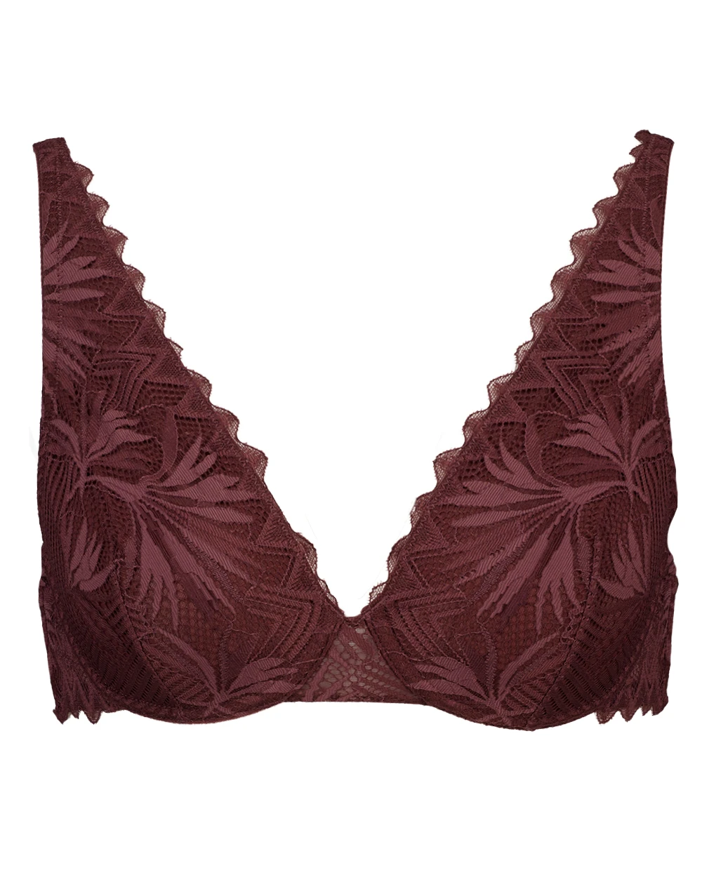 Plunge Soutien-gorge non paddÃ© - Marron