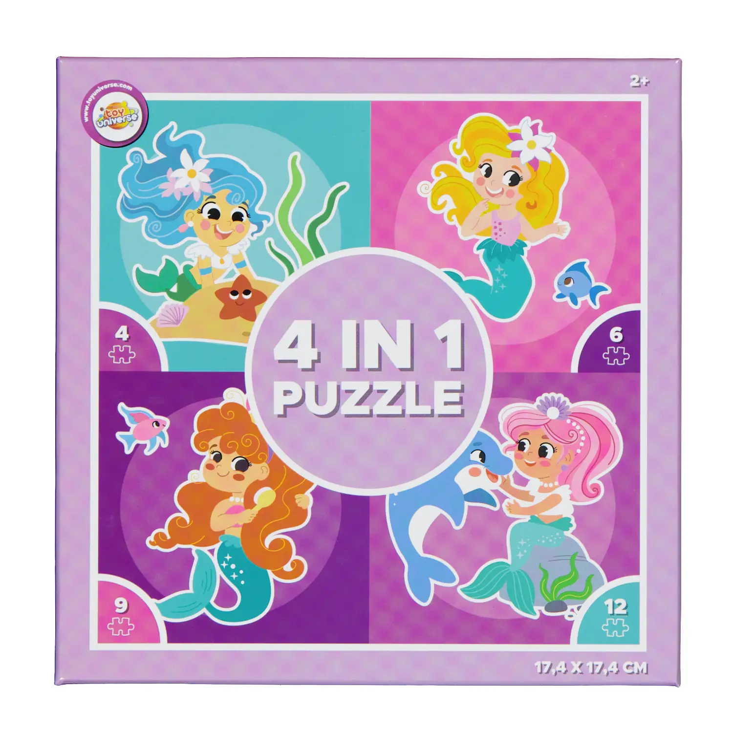 Puzzle 4 en 1 - Violet