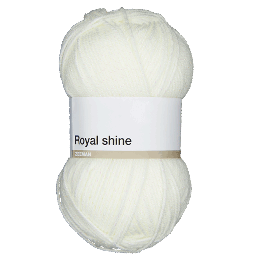 Royal shine Fil Ã  tricoter - Blanc