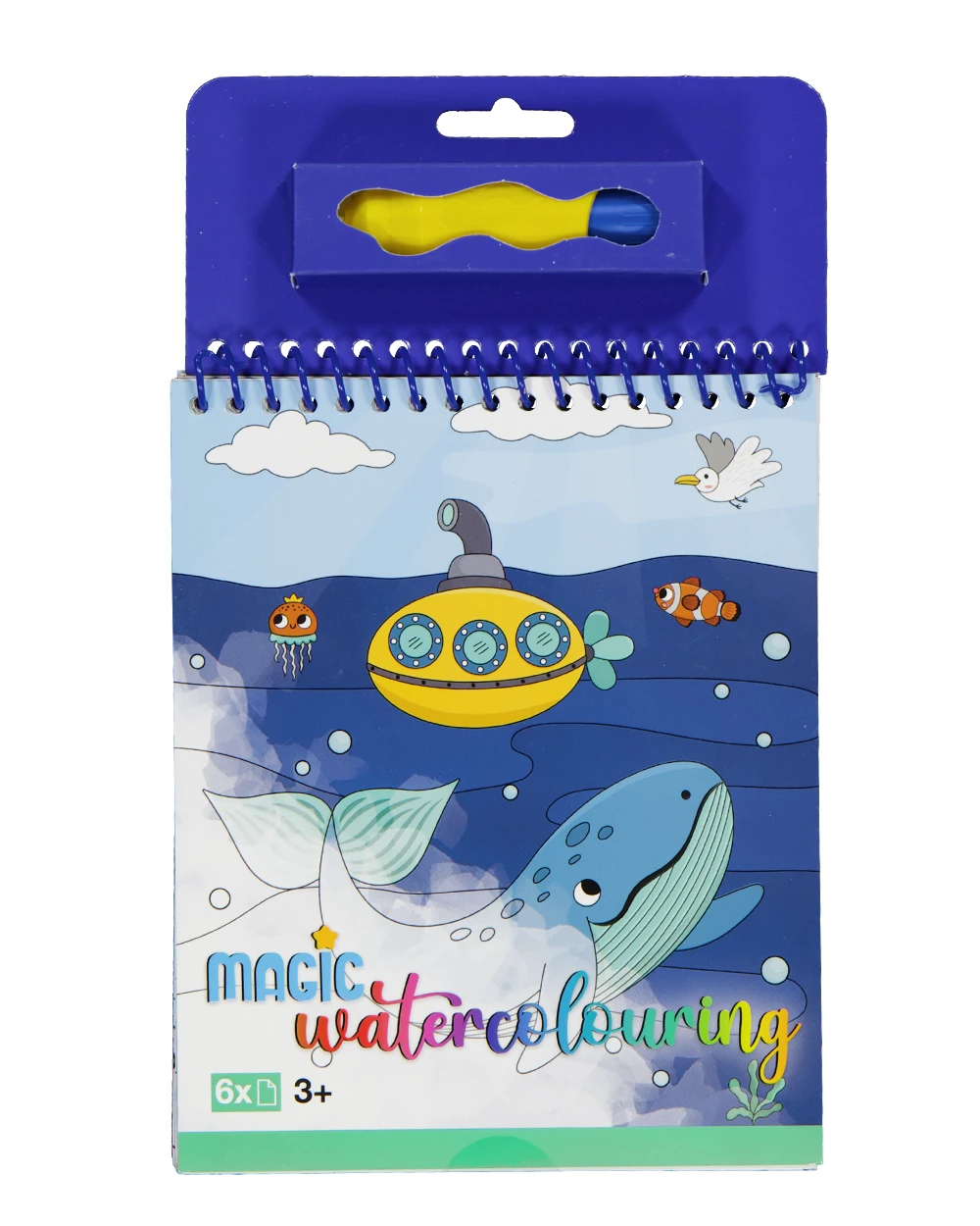 Album Ã  colorier Ã  l'eau - Multicolore