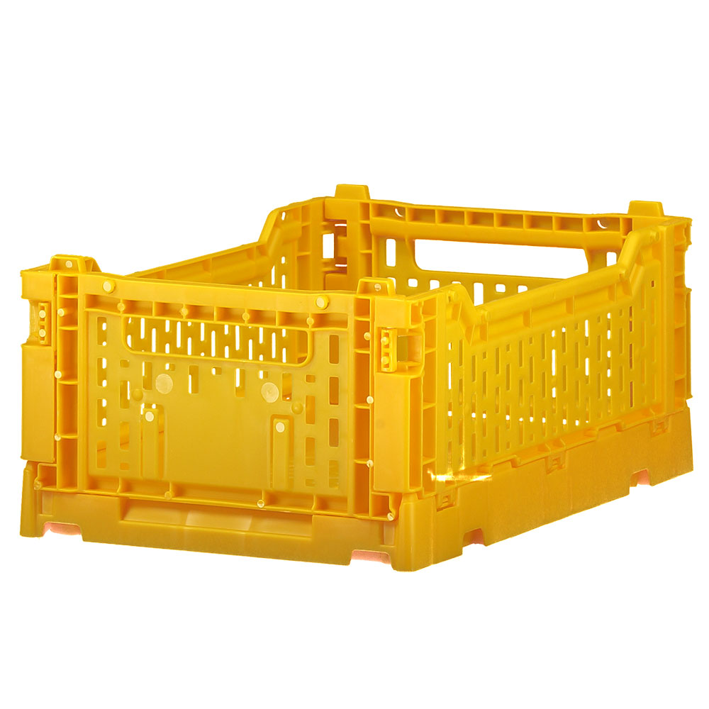 Caisse pliante - Jaune