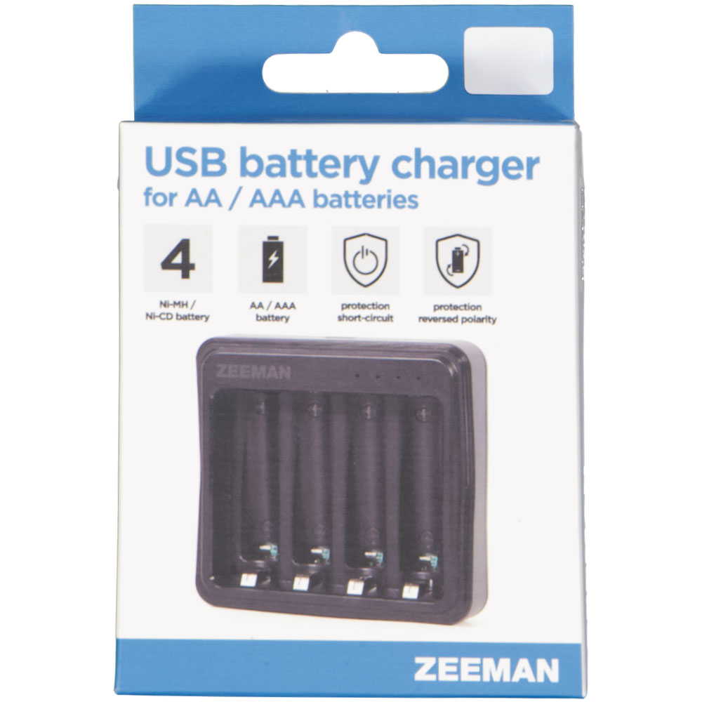 Chargeur batterie USB - Noir