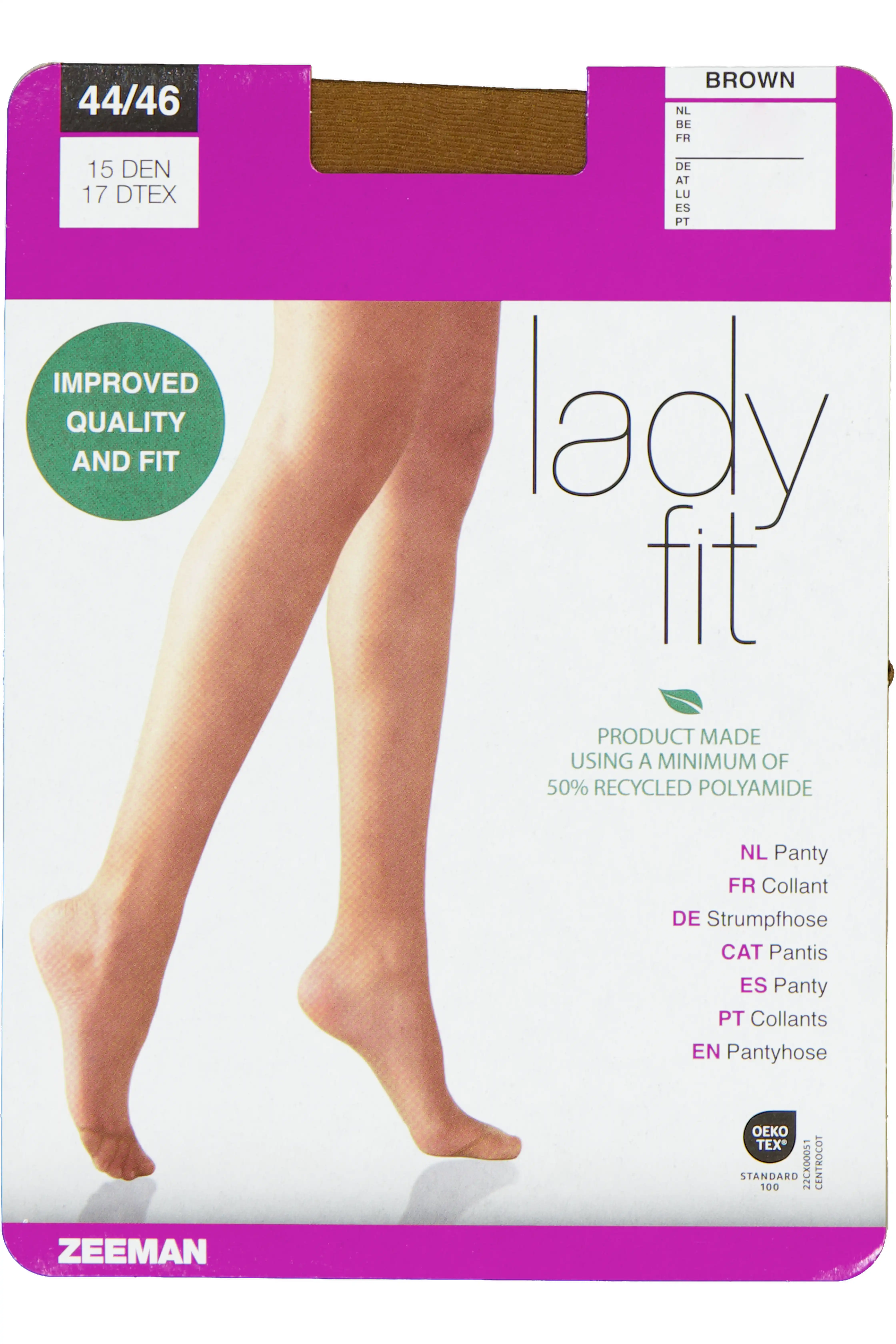 Lady fit Collant - Marron