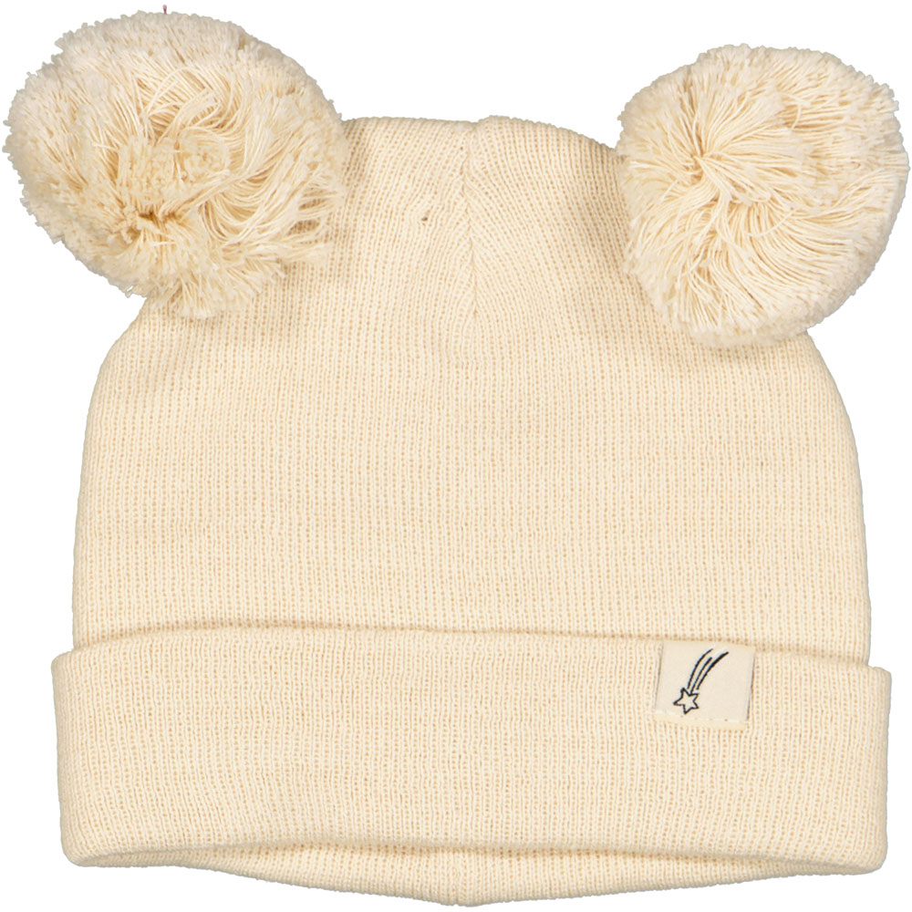 Bonnet avec moufles - Blanc