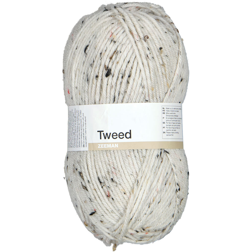 Tweed Fil à tricoter - Blanc 1 22800-tweed-fil-tricoter-blanc-1.jpg