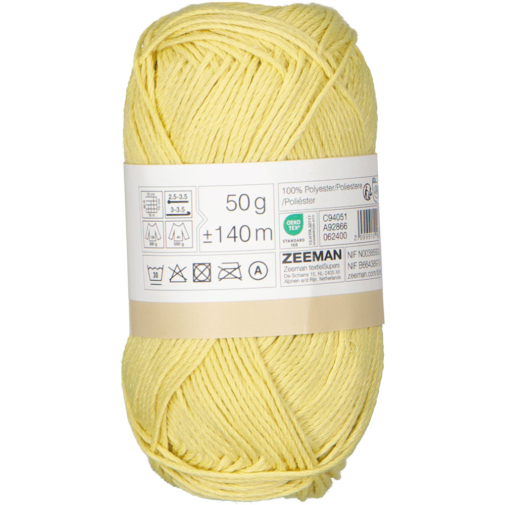 Amy Fil à crocheter - Jaune