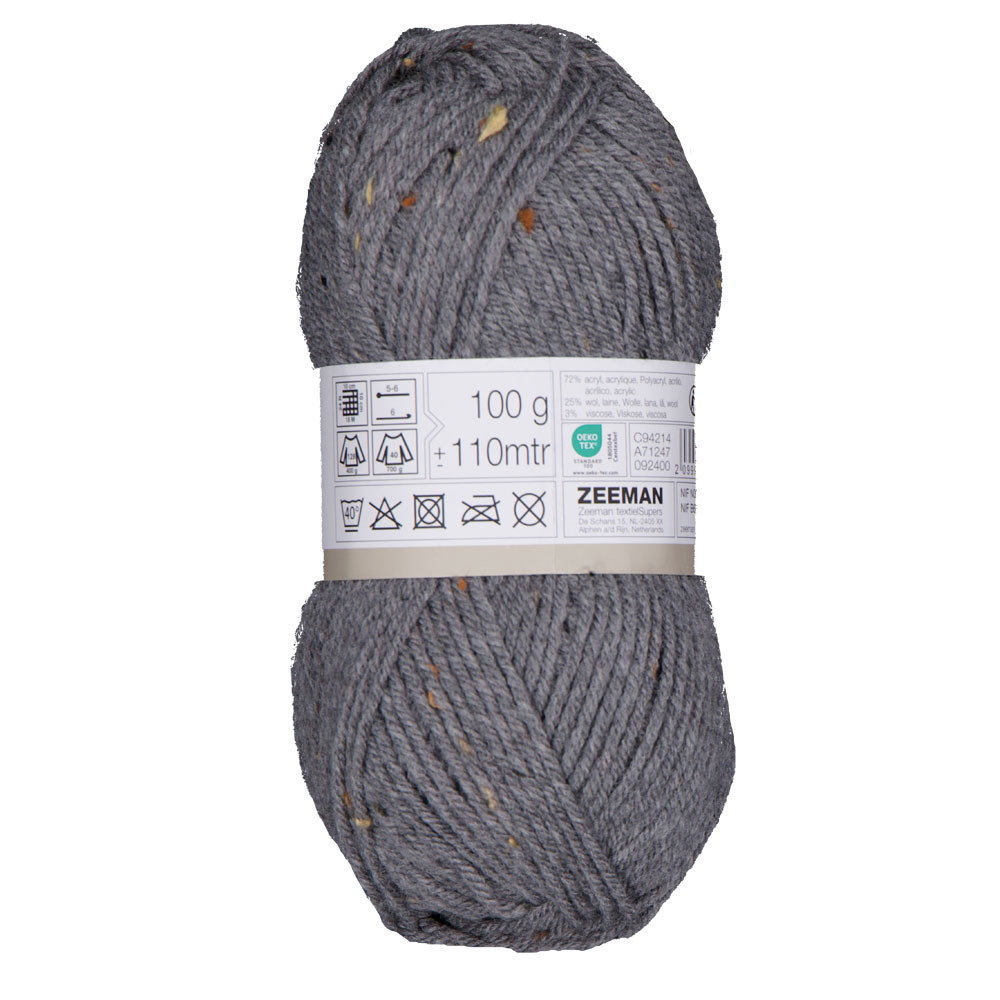 Tweed Fil à tricoter - Gris