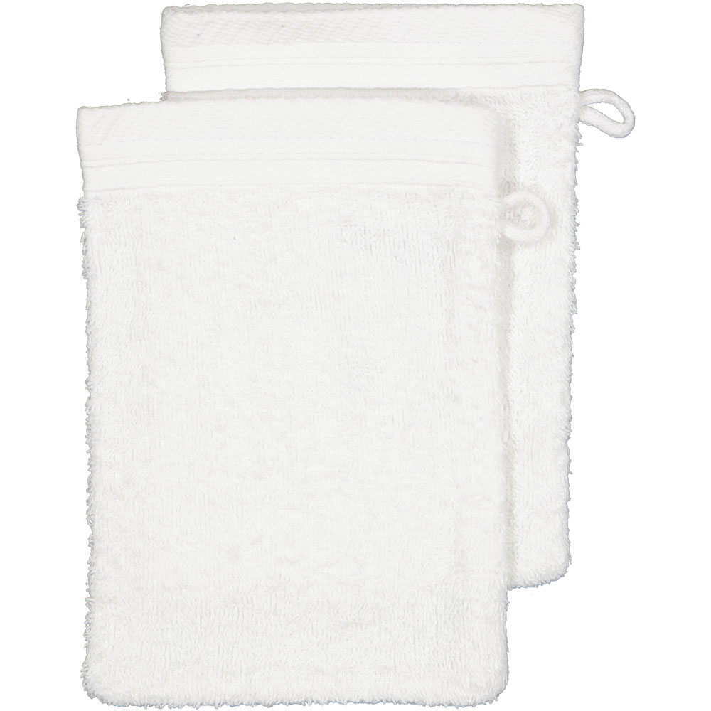 Gant de toilette - Blanc