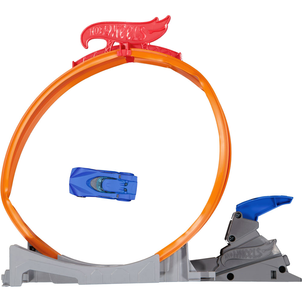 Circuit de course jouet - Bleu