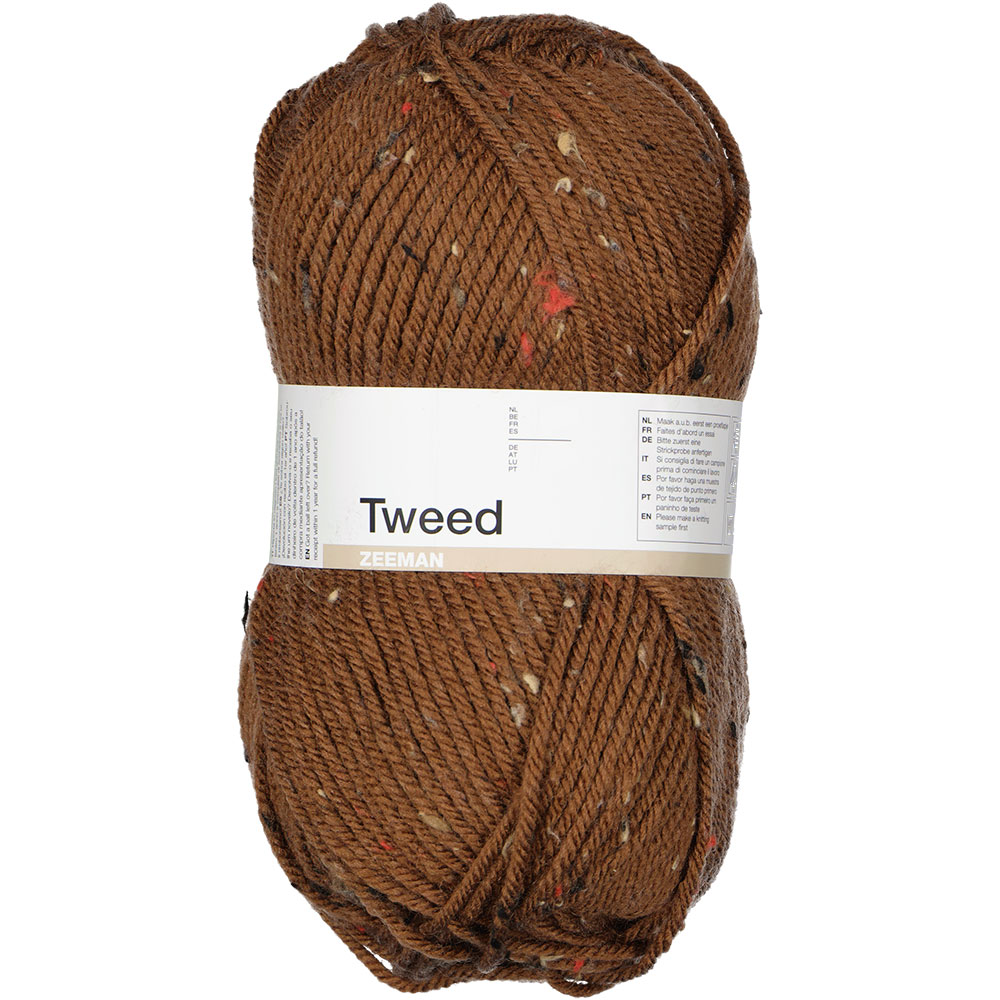 Tweed Fil Ã  tricoter - Marron