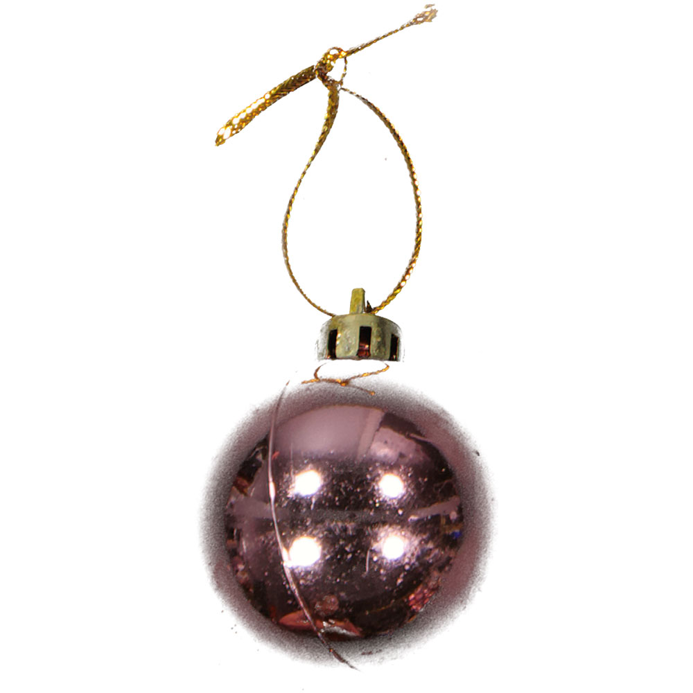 Boules de Noël - Rose