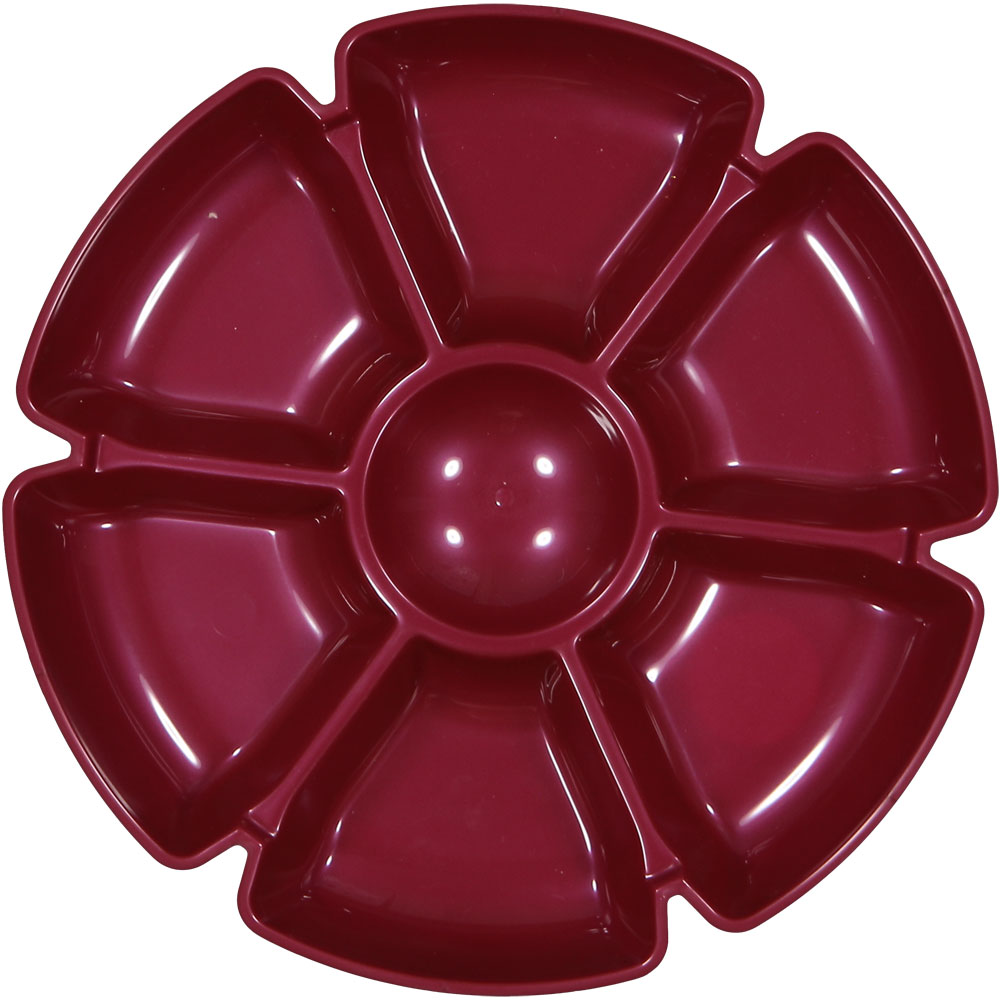 Plat de service - Rouge