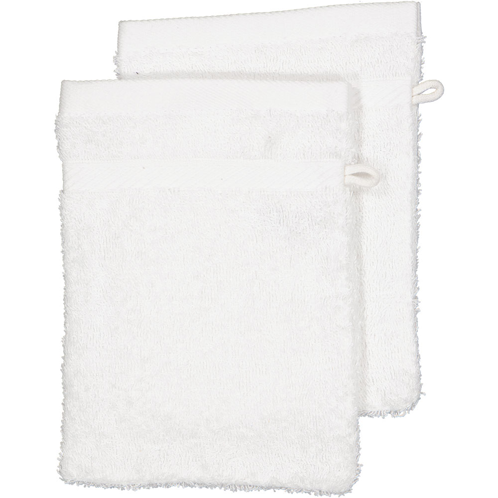 Gant de toilette - Blanc