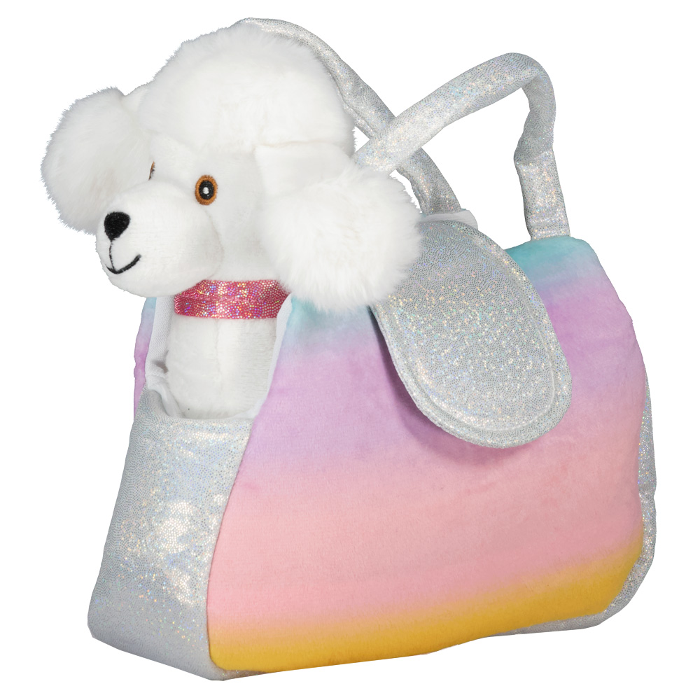 Sac Ã  main avec peluche - Blanc