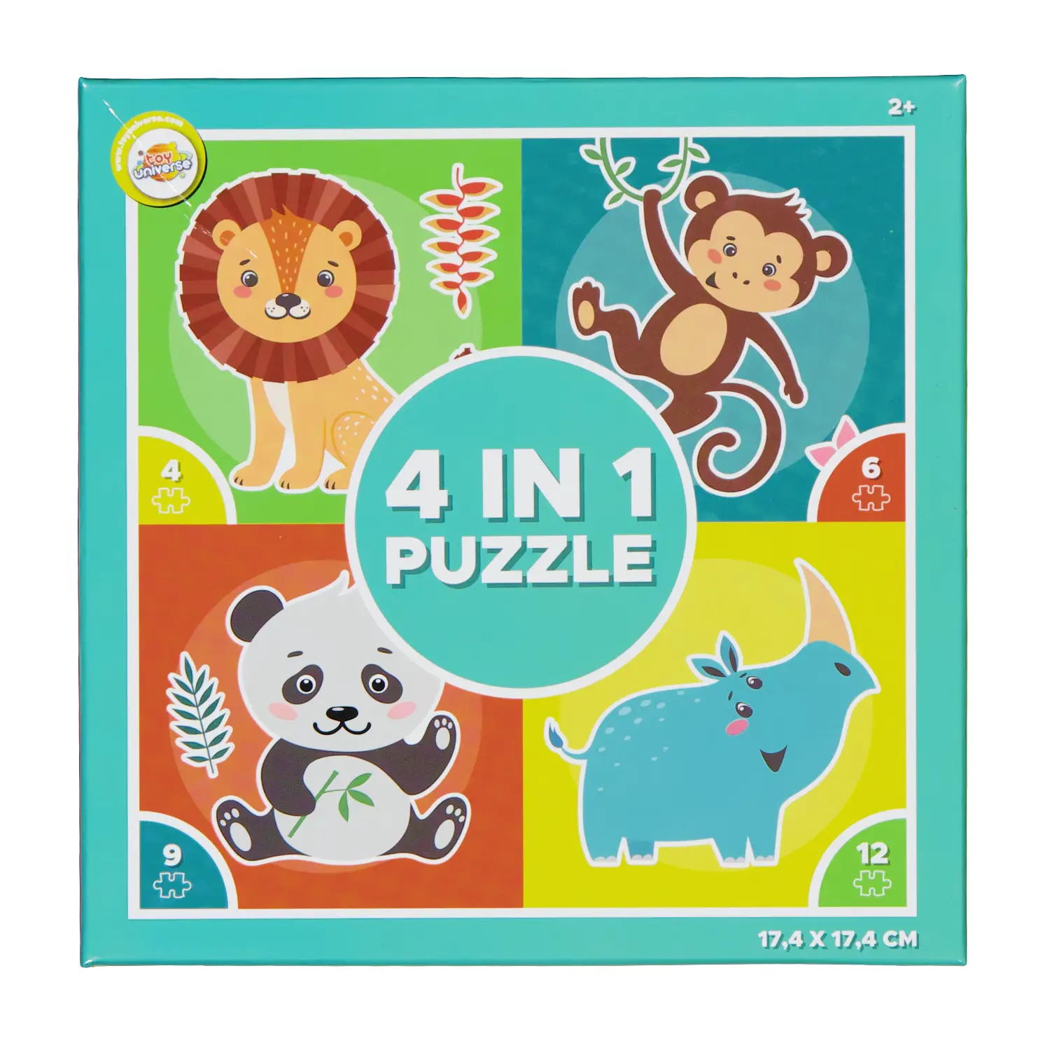 Puzzle 4 en 1 - Vert