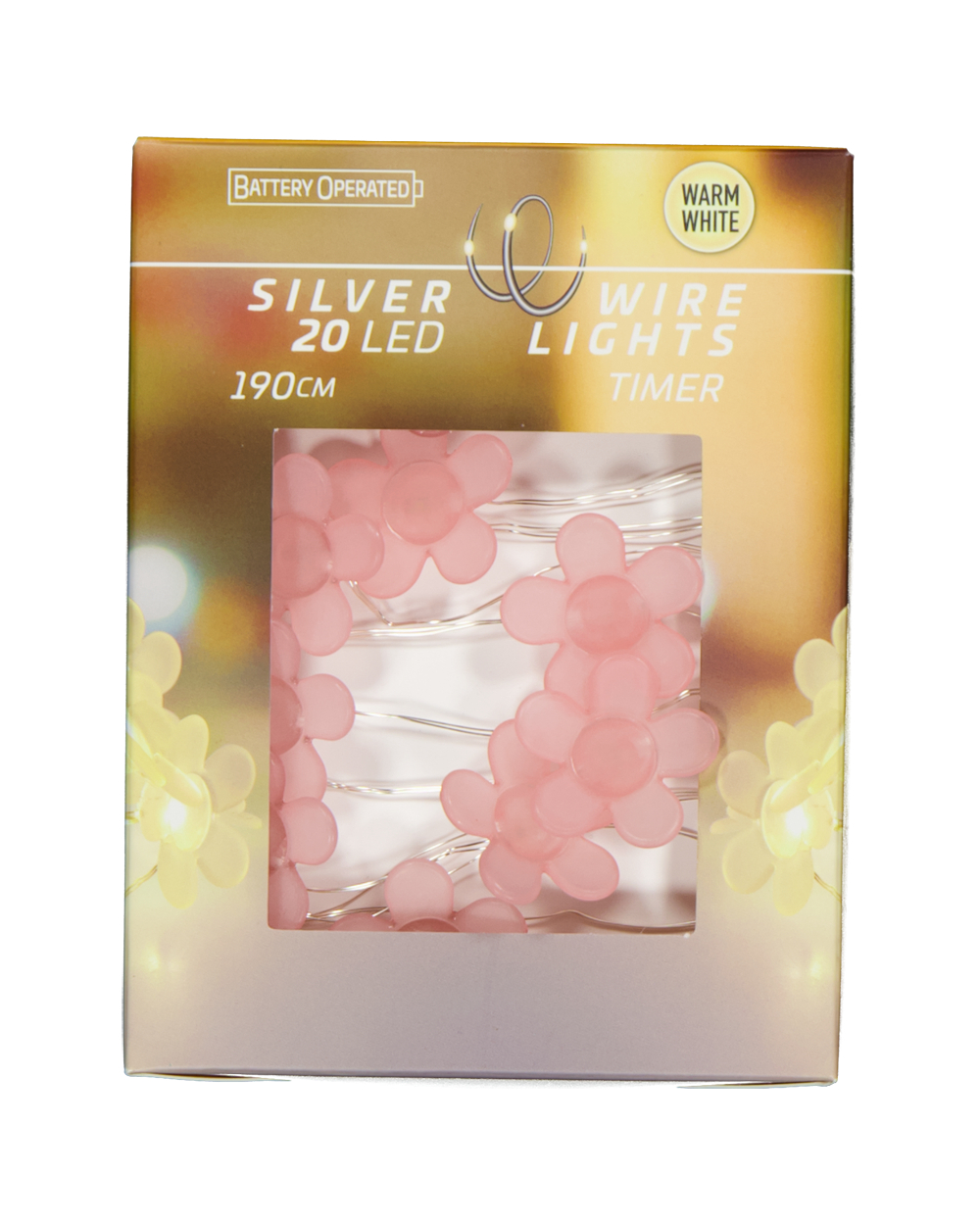 Guirlande lumineuse - Rose