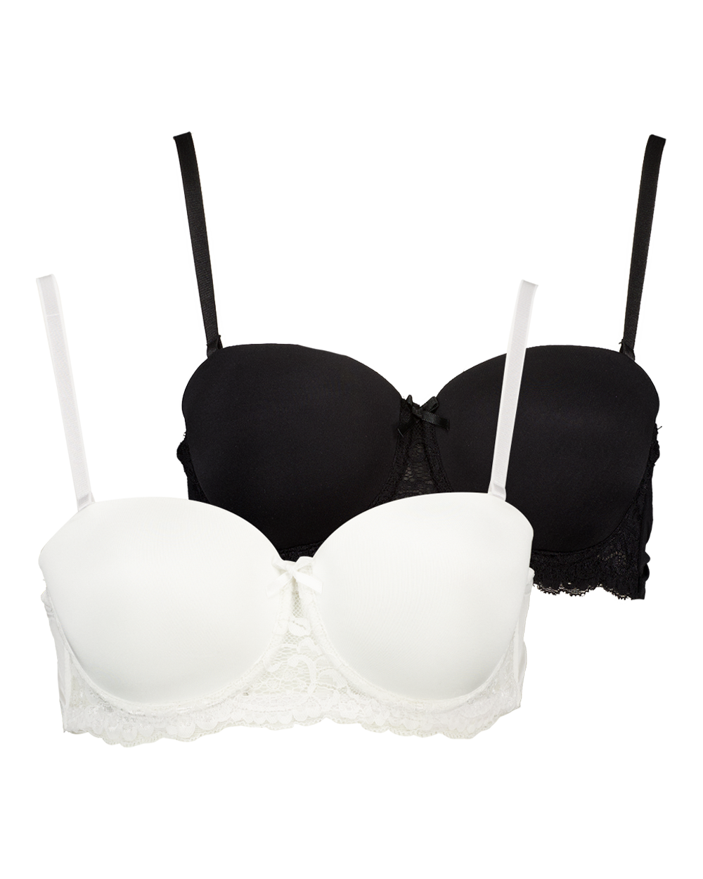 Balconette Soutien-gorge paddï¿½ - Noir