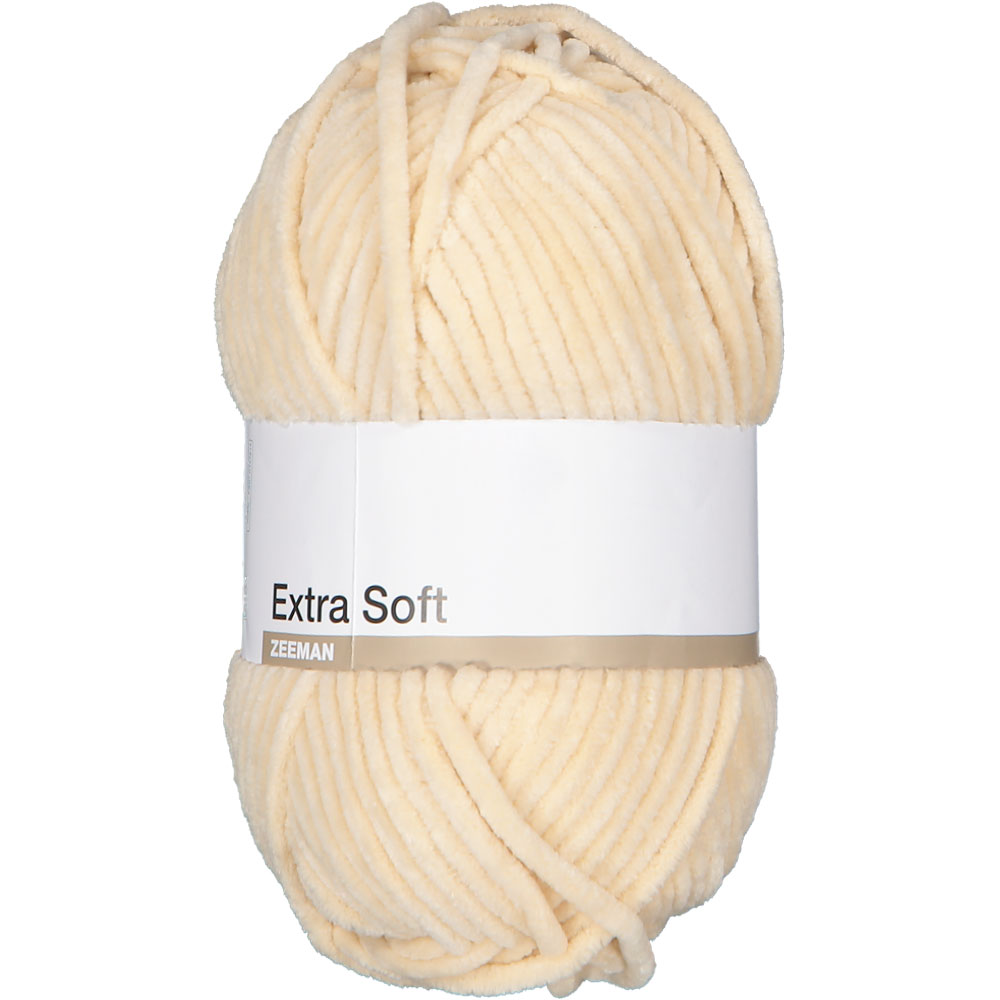 Extra soft Fil Ã  tricoter - Blanc