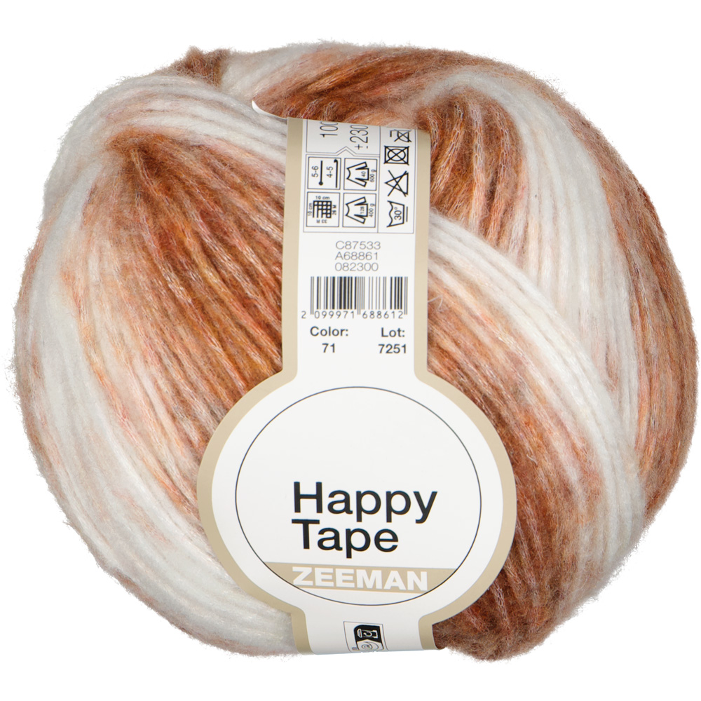 Happy tape Fil Ã  tricoter - Orange