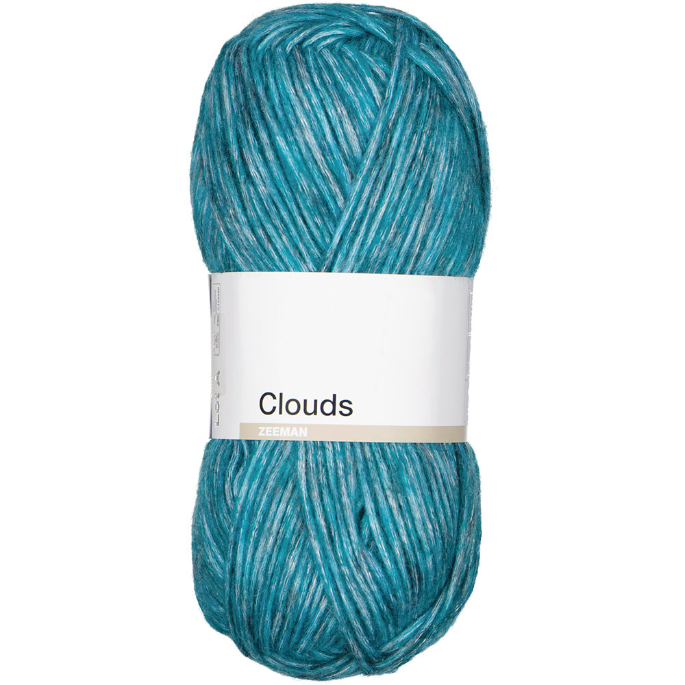 Clouds Fil Ã  tricoter - Bleu