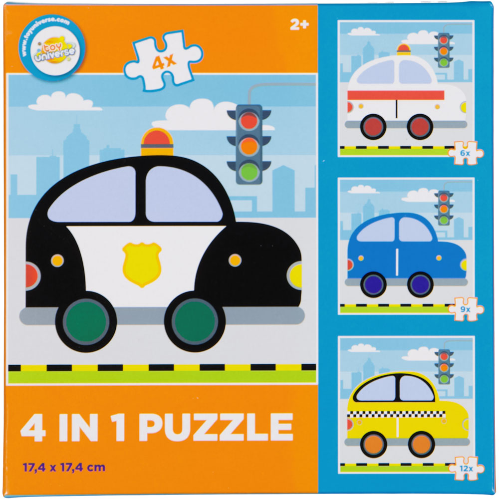 Puzzle 4 en 1 - Orange