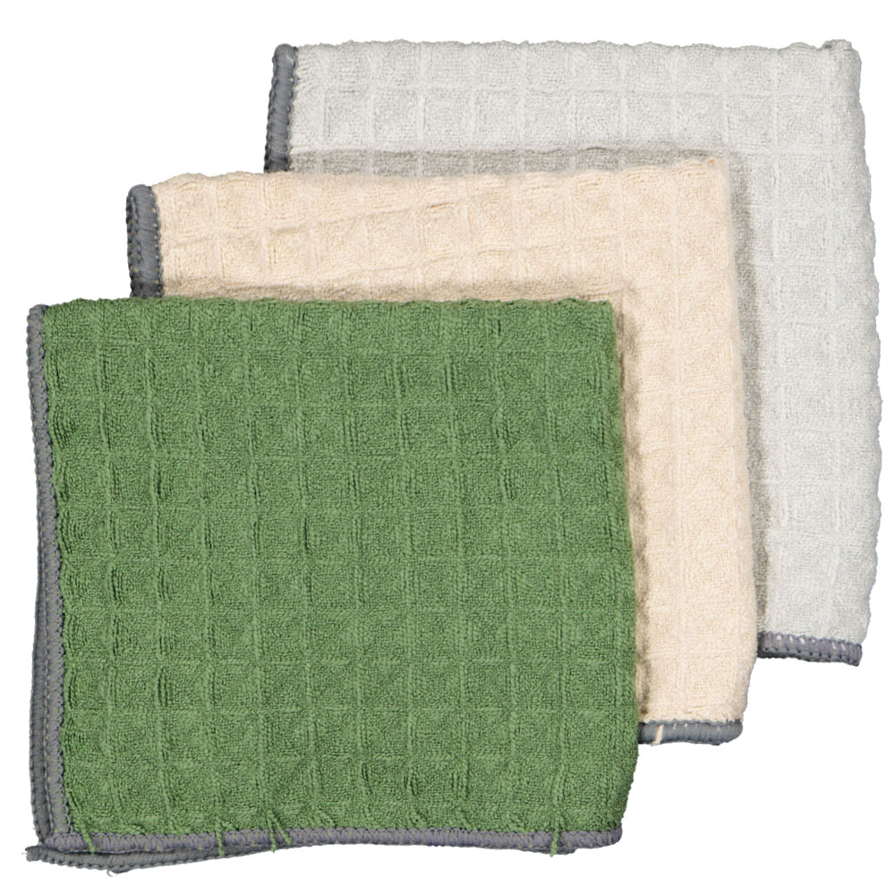Chiffons Ã  poussiÃ¨re microfibre - Blanc