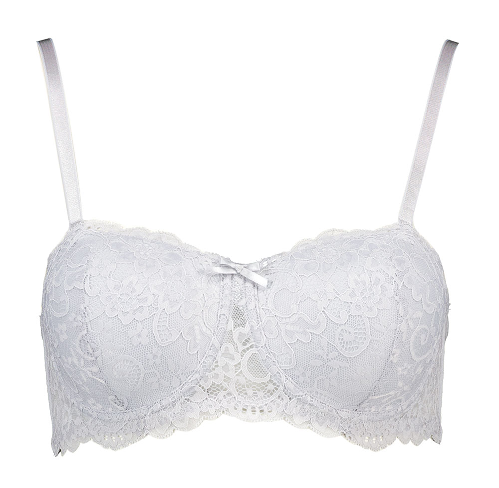 Balconette Soutien-gorge paddï¿½ - Gris