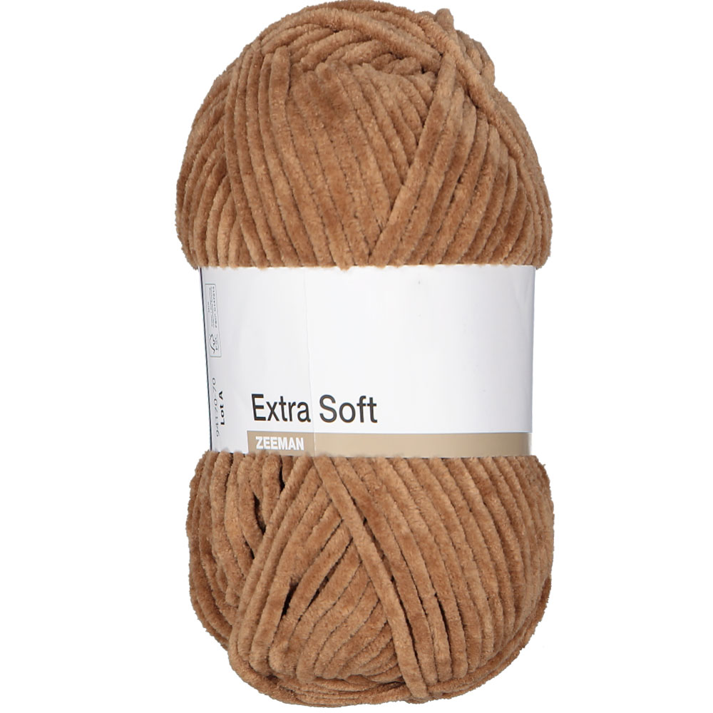 Extra soft Fil Ã  tricoter - Marron