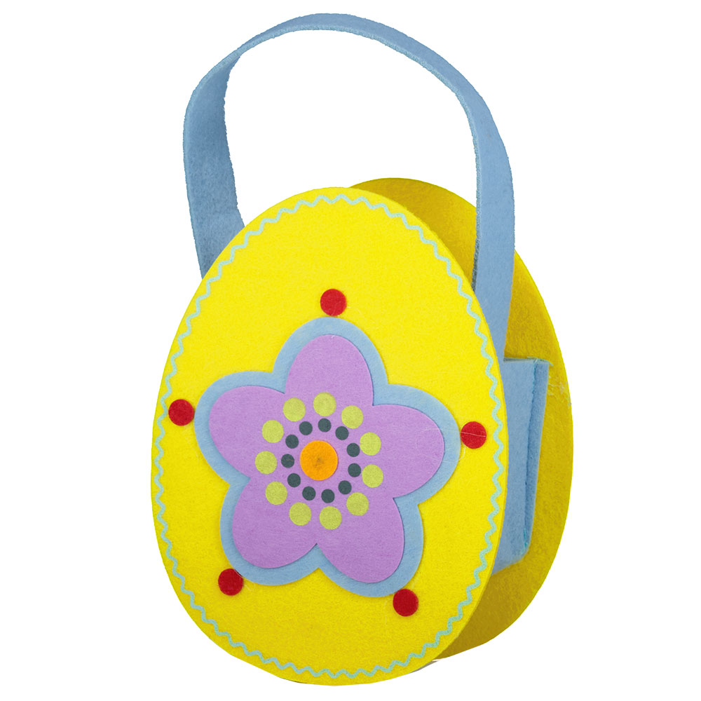 Panier pour Åufs de PÃ¢ques - Jaune