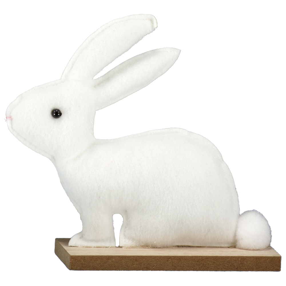 DÃ©coration de PÃ¢ques lapin - Blanc