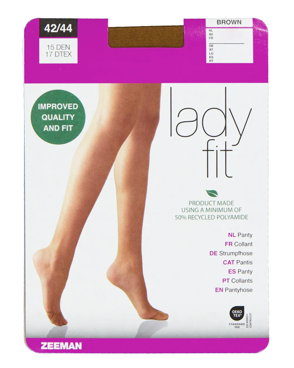 Lady fit Collant - Marron