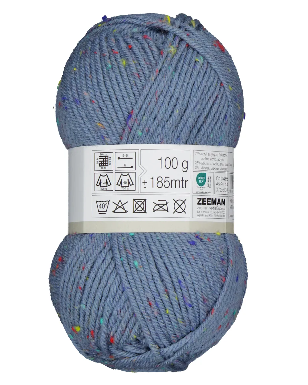 Tweed Fil à tricoter - Bleu