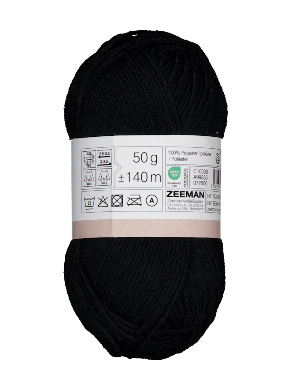 Amy Fil à crocheter - Noir