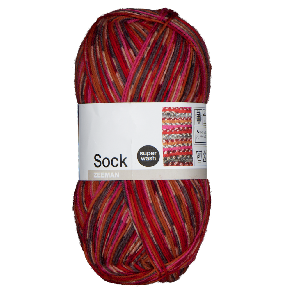Sock Fil Ã  tricoter - Rouge