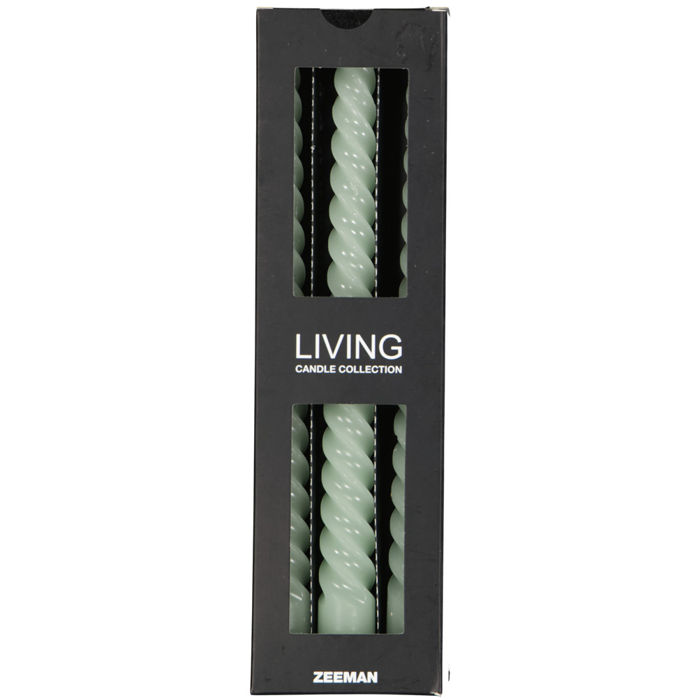 Bougies torsadÃ©es - Vert