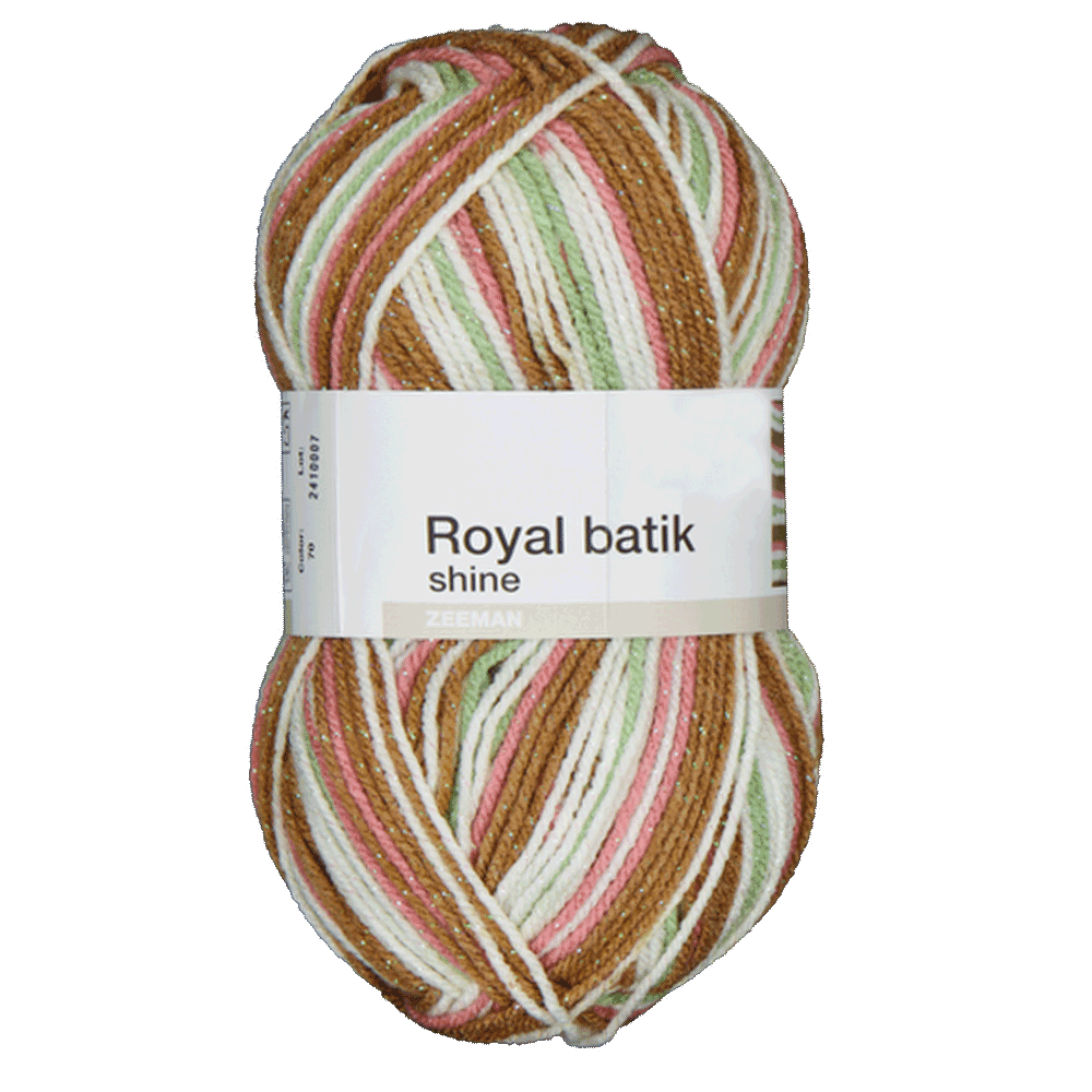 Royal batik shine Fil Ã  tricoter - Blanc