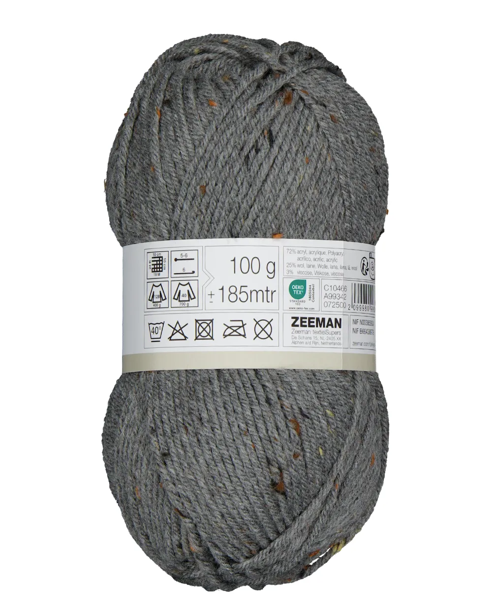 Tweed Fil à tricoter - Gris