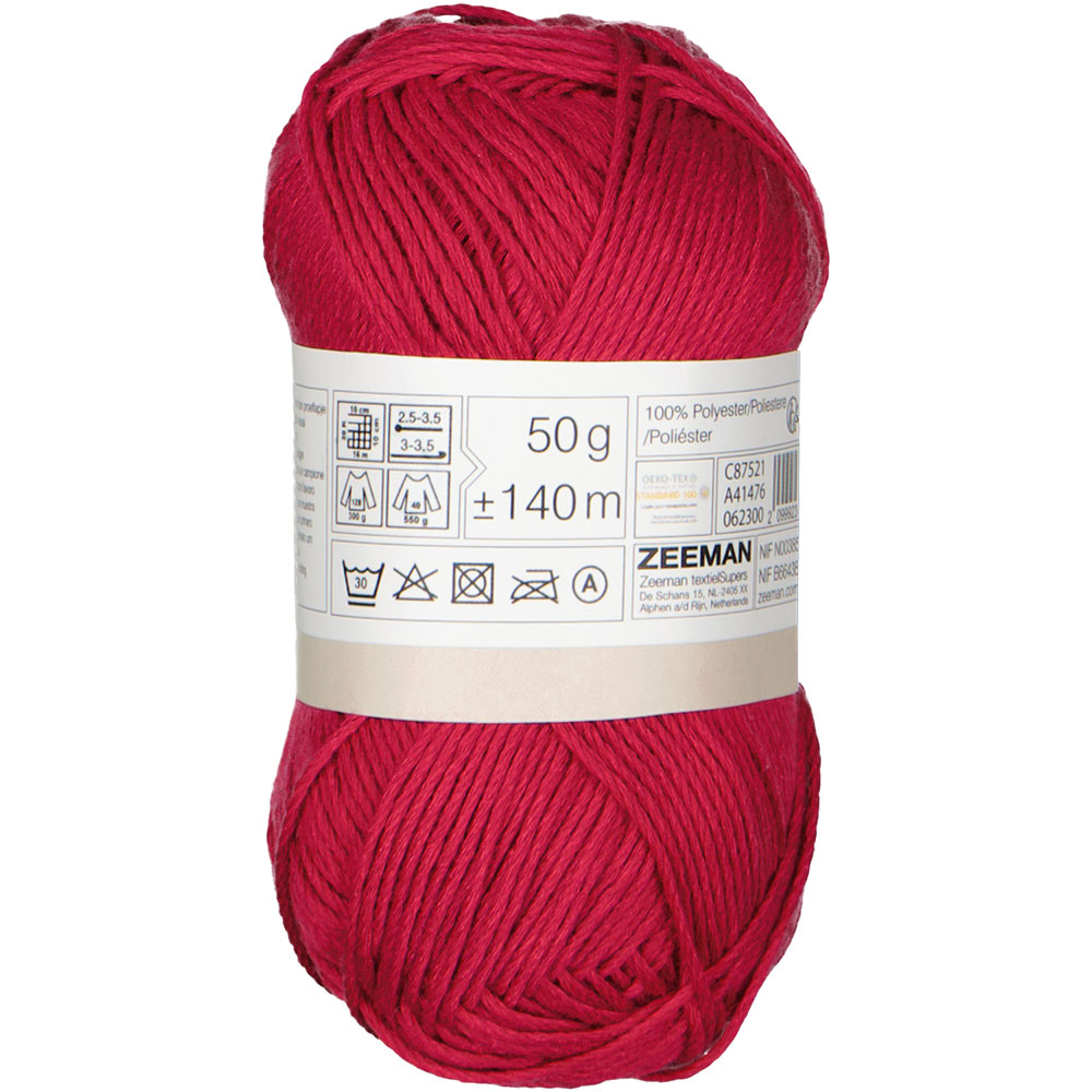 Amy Fil à crocheter - Rouge