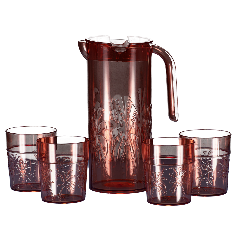Lot de verres - Orange