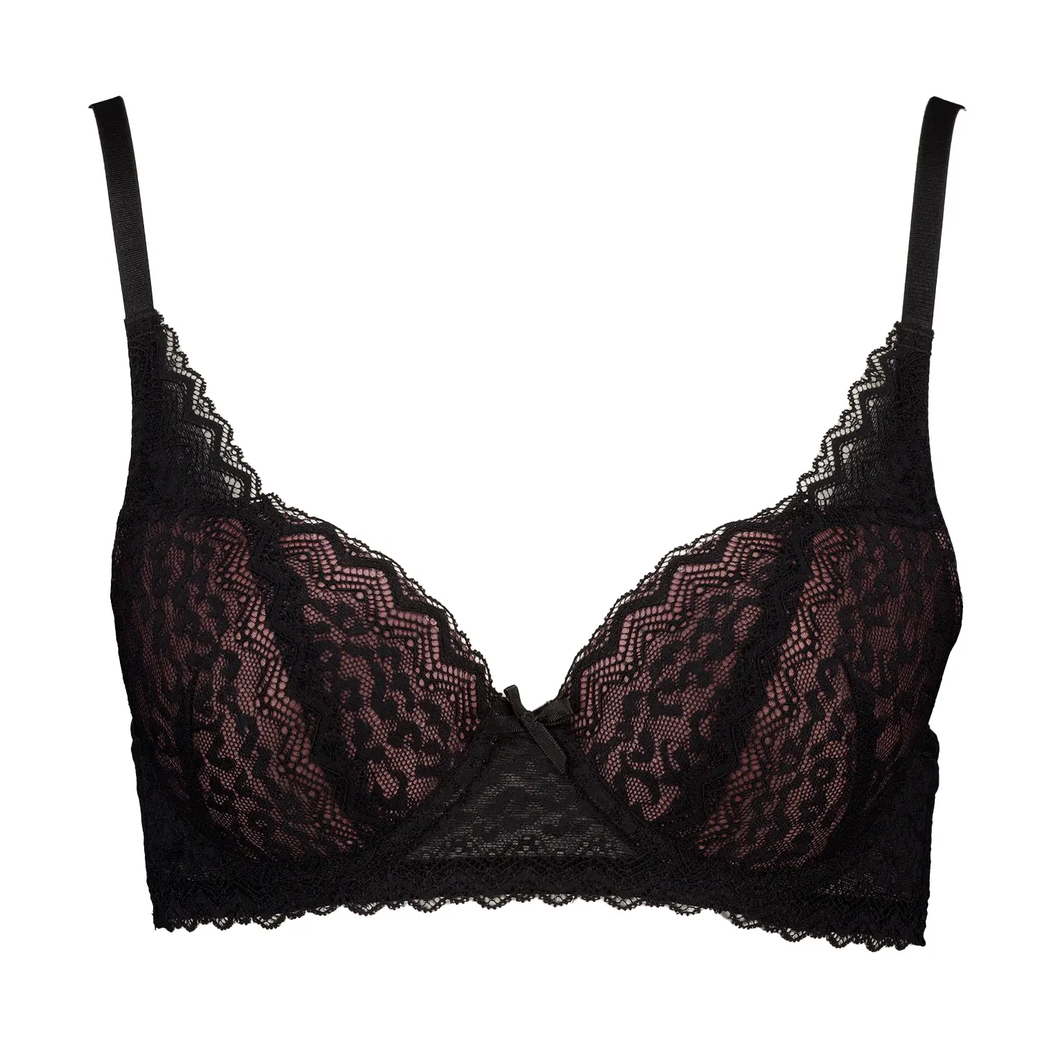 Demi Soutien-gorge push-up - Noir