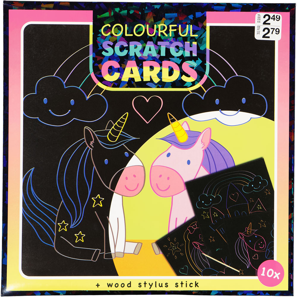 Carte Ã  gratter magique - Rose