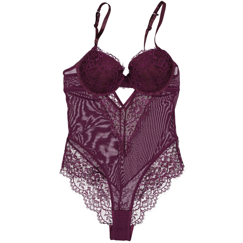 Nuisette avec string - Violet