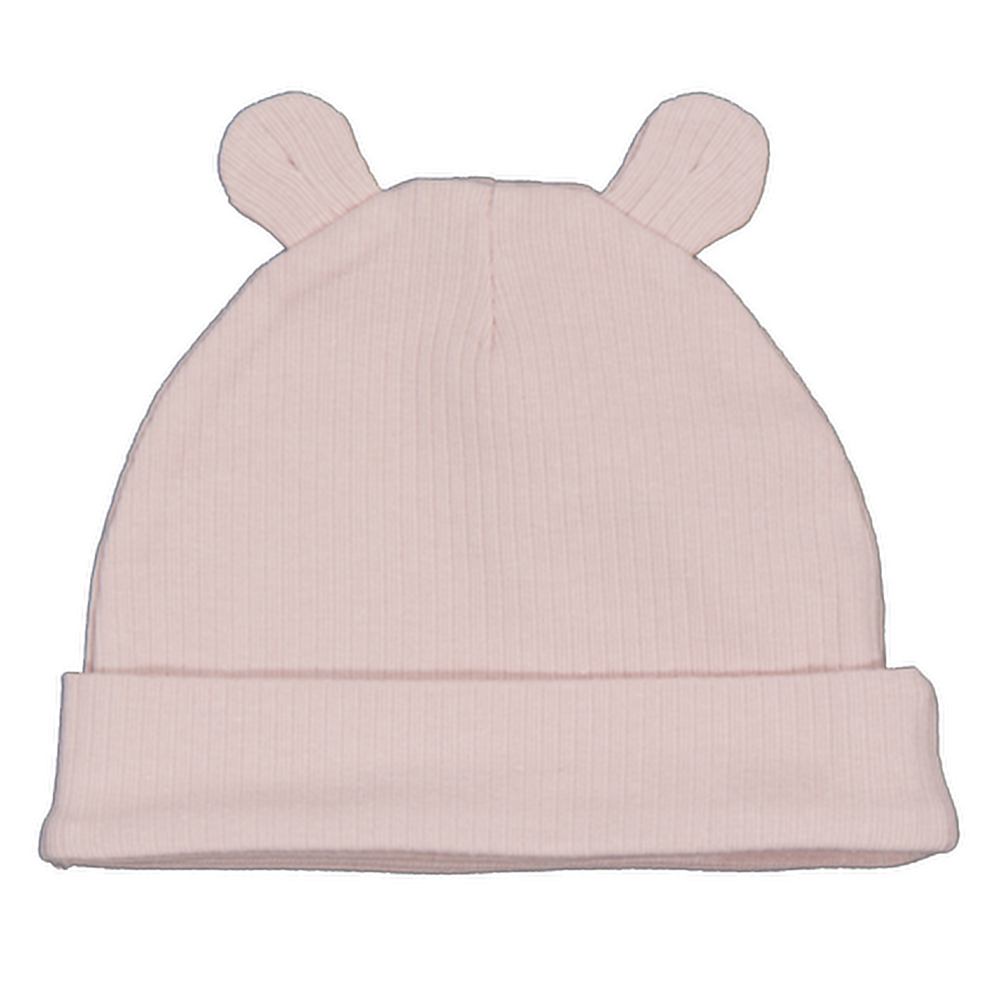 Bonnet avec moufles - Rose