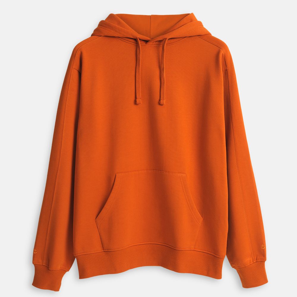 Sweat Ã  capuche #basicz - Orange