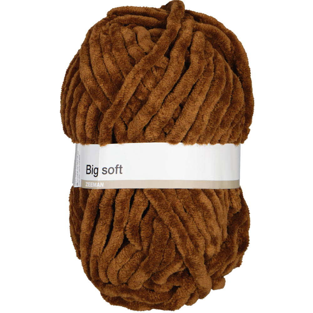Big soft Fil Ã  tricoter - Marron