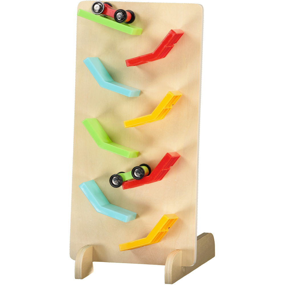 Voitures jouet avec rampe - Multicolore