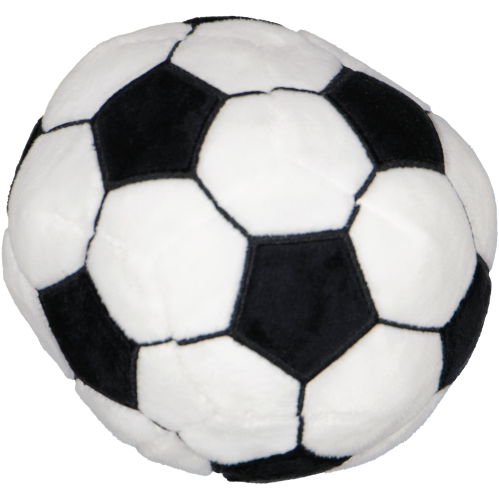 Ballon de foot peluche - Blanc