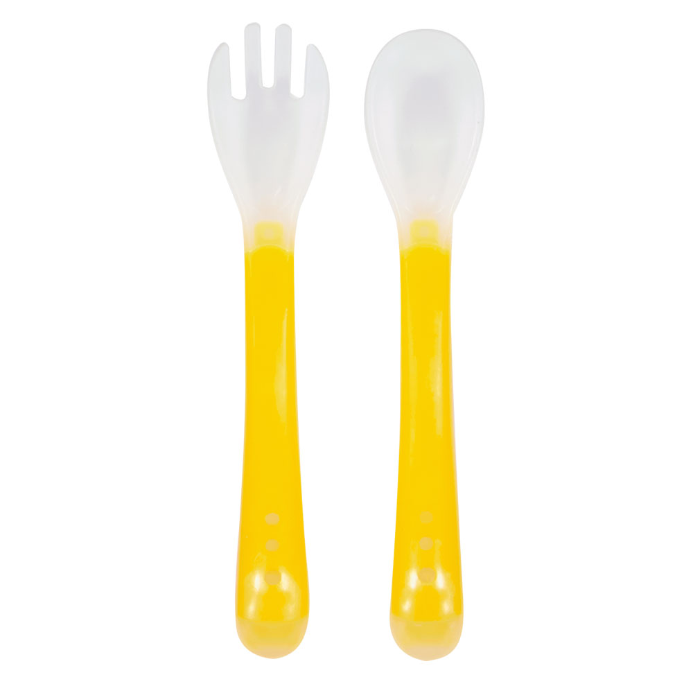 Lot de couverts - Jaune