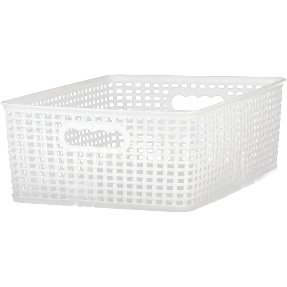 Panier de rangement - Blanc